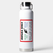 AVGAS / 100LL燃料専用ウォーターボトル ウォーターボトル (背面)