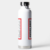 AVGAS / 100LL燃料専用ウォーターボトル ウォーターボトル (左面)