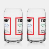 AVGAS / 100LL燃料専用飲み物用品セット ガラス缶 (右)