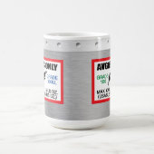 AVGAS/100LL燃料専用 コーヒーマグカップ (中央)