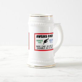 AVGAS / 100LL燃料専用 ビールジョッキ