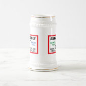 AVGAS / 100LL燃料専用 ビールジョッキ (中央)