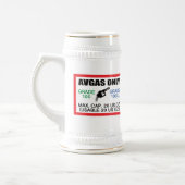 AVGAS / 100LL燃料専用 ビールジョッキ (左)