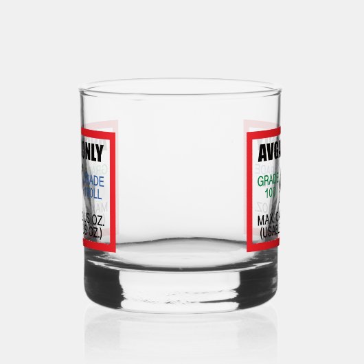 AVGAS / 100LL fuel only ウイスキーグラス (左)