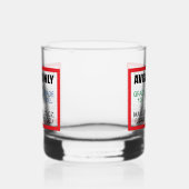 AVGAS / 100LL fuel only ウイスキーグラス (右)