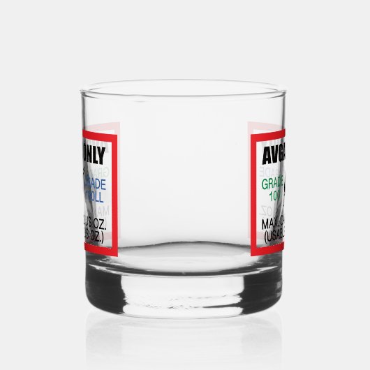 AVGAS / 100LL fuel only ウイスキーグラス (右)