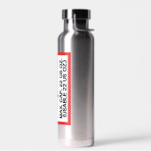 AVGAS / 100LL fuel only ウォーターボトル (左面)