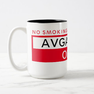 avgas 100LL only Two-Tone Coffee Mug ツートーンマグカップ