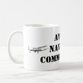 AVIATE NAVIGATE COMMUNICATION Airprane Mug forパイロッ コーヒーマグカップ