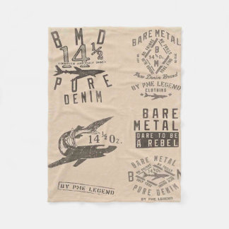 AVIATION フリースブランケット