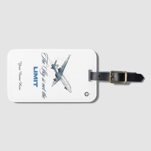 Aviation ラゲッジタグ (正面横)