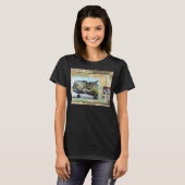 Aviation 8 Bella+Canvas リラックス Fit、V-Neck Tシャツ (正面フル)