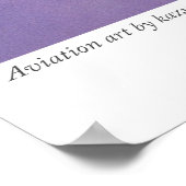 Aviation Artポスター「J7W1新田震電」 ポスター (角)