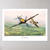 Aviation Artポスター"Messerschmitt Bf 109" ポスター (正面)