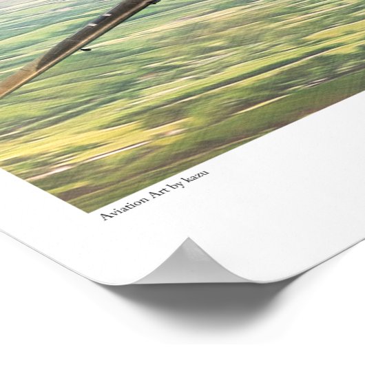 Aviation Artポスター"Messerschmitt Bf 109" ポスター (角)