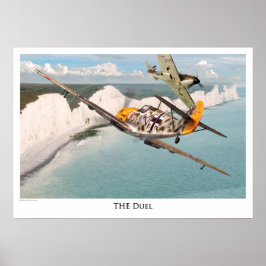 Aviation Artポスター"Messerschmitt Bf 109" ポスター