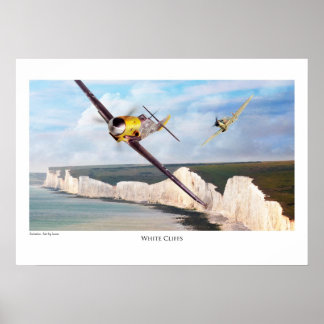 Aviation Artポスター"Messerschmitt Bf 109" ポスター
