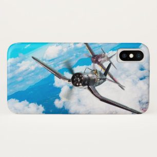 Aviation Art Device Cass  "F4U Corsair" iPhone X ケース