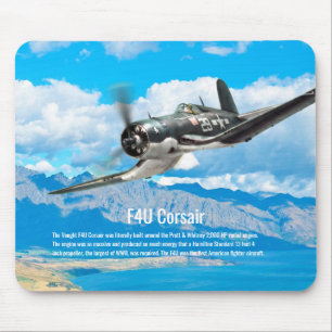 Aviation Art Mousepad "F4U Corsair" マウスパッド