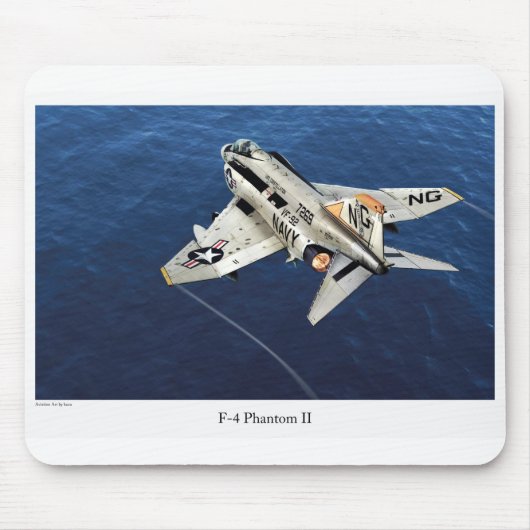 Aviation Art Mousepad "F-4 Phantom II " マウスパッド (正面)