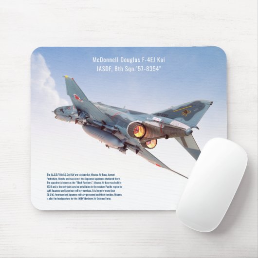 Aviation Art Mousepad "McDonnell Douglas F- 4EJ K" マウスパッド (マウス)