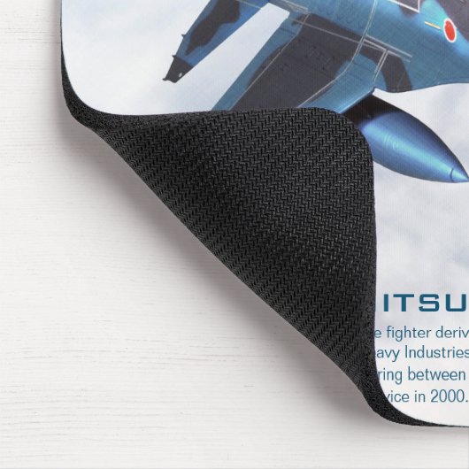 Aviation Art Mousepad "Mitsubishi F-2" マウスパッド (コーナー)