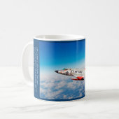 Aviation Art mug "Convair F-106 Delta Dart" コーヒーマグカップ (正面左)