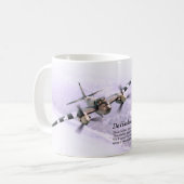 Aviation Art Mug "De Havilland Mosquito" コーヒーマグカップ (正面左)