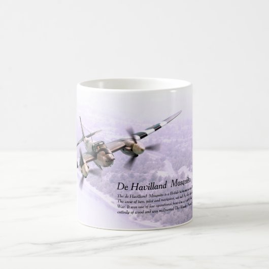 Aviation Art Mug "De Havilland Mosquito" コーヒーマグカップ (中央)