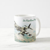 Aviation Art Mug "De Havilland Mosquito" コーヒーマグカップ (正面右)
