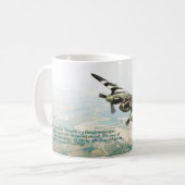 Aviation Art Mug "De Havilland Mosquito" コーヒーマグカップ (正面左)