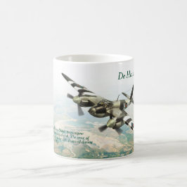 Aviation Art Mug "De Havilland Mosquito" コーヒーマグカップ