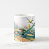 Aviation Art mug "Dewoitine D.520" コーヒーマグカップ (中央)