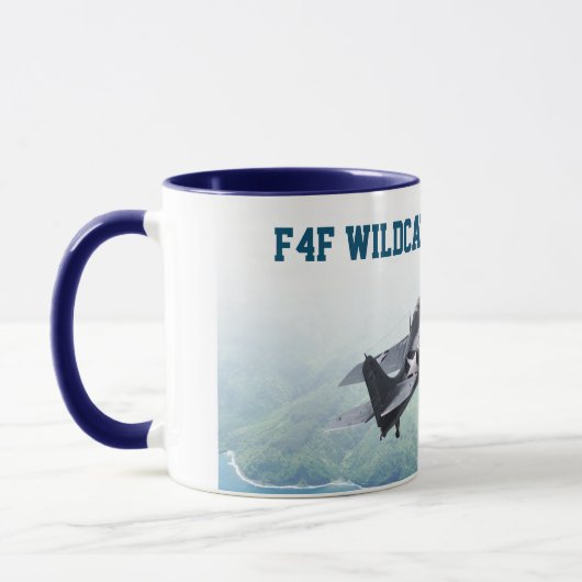 Aviation Art Mug "F4F Wildcat" マグカップ (左)