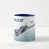 Aviation Art Mug "F4F Wildcat" マグカップ (中央)