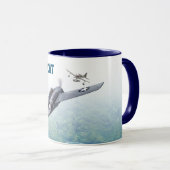 Aviation Art Mug "F4F Wildcat" マグカップ (正面右)