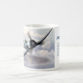 Aviation art mug "F4U Corsair" コーヒーマグカップ (中央)
