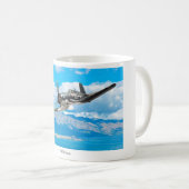 Aviation Art mug "F4U Corsair" コーヒーマグカップ (正面右)