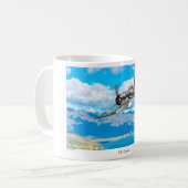 Aviation Art mug "F4U Corsair" コーヒーマグカップ (正面左)