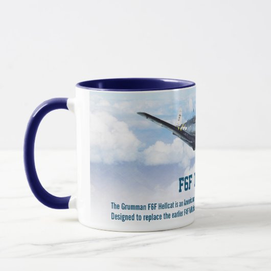 Aviation Art Mug "F6F Hellcat" マグカップ (左)