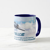 Aviation Art Mug "F6F Hellcat" マグカップ (正面右)