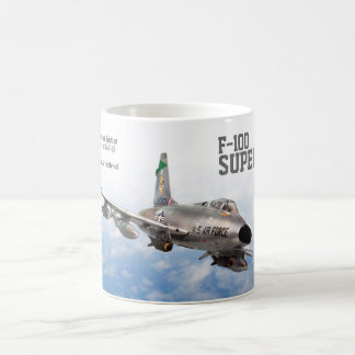Aviation Art Mug "F-100 Super Sabre" コーヒーマグカップ