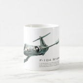 Aviation Art Mug "F-104 Starfighter" コーヒーマグカップ (中央)