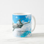 Aviation Art Mug "F-104 Starfighter" コーヒーマグカップ (正面右)