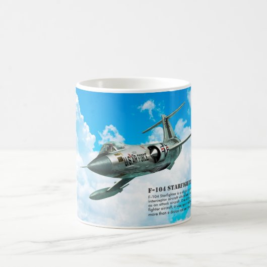 Aviation Art Mug "F-104 Starfighter" コーヒーマグカップ (中央)