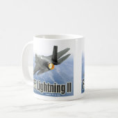 Aviation Art Mug "F-35 Lightning II" コーヒーマグカップ (正面左)