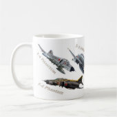 Aviation Art Mug "F-4 Phantom" コーヒーマグカップ (左)