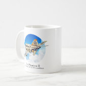 Aviation Art Mug "F-4 Phantom II" コーヒーマグカップ (正面左)