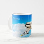 Aviation Art Mug "F-4 Phantom II" コーヒーマグカップ (正面左)