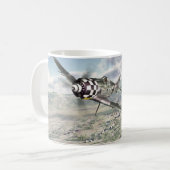 Aviation Art mug "Focke-Wulf FW-190A-6 " コーヒーマグカップ (正面左)